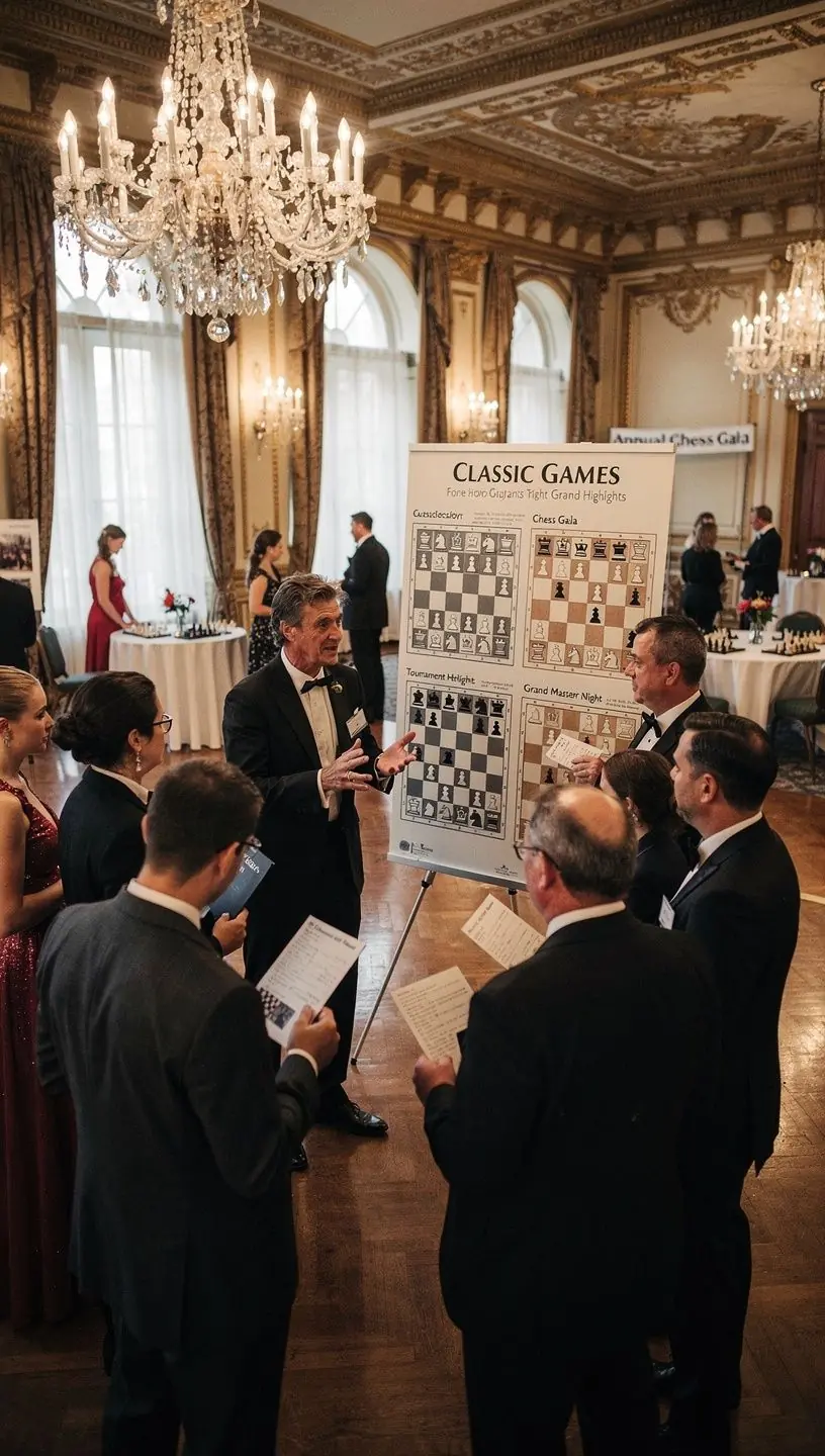 Ein Schachbrett mit strategisch platzierten Figuren, das die Eröffnungstaktiken zeigt.